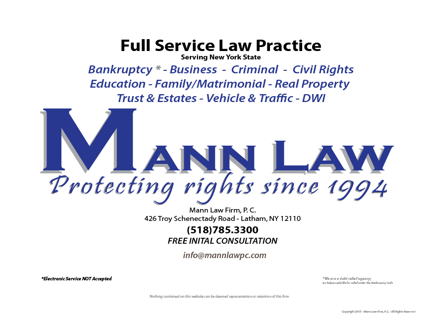 Mann Law Firm, PC, Latham, New York